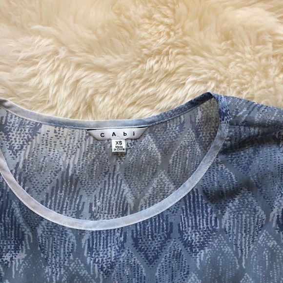 Cabi Sheer Ombre Fade Out Dolman Sleeve Top 781 XS - Picture 5 of 8
